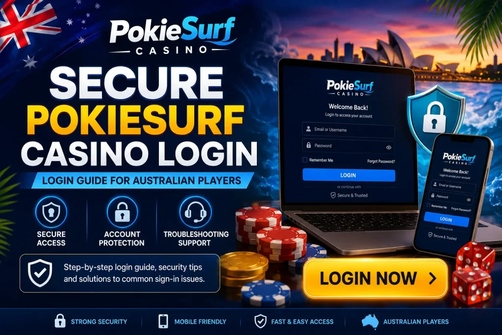PokieSurf Casino Login