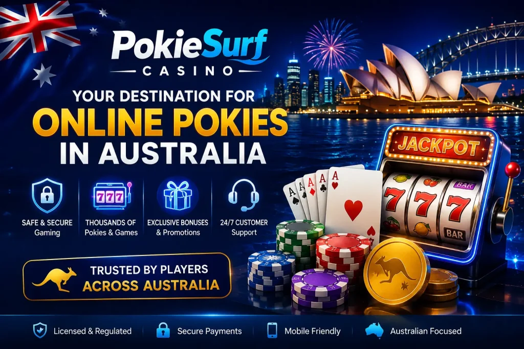 PokieSurf Casino Login